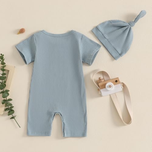 Hi I'm New Here Short Sleeve Romper