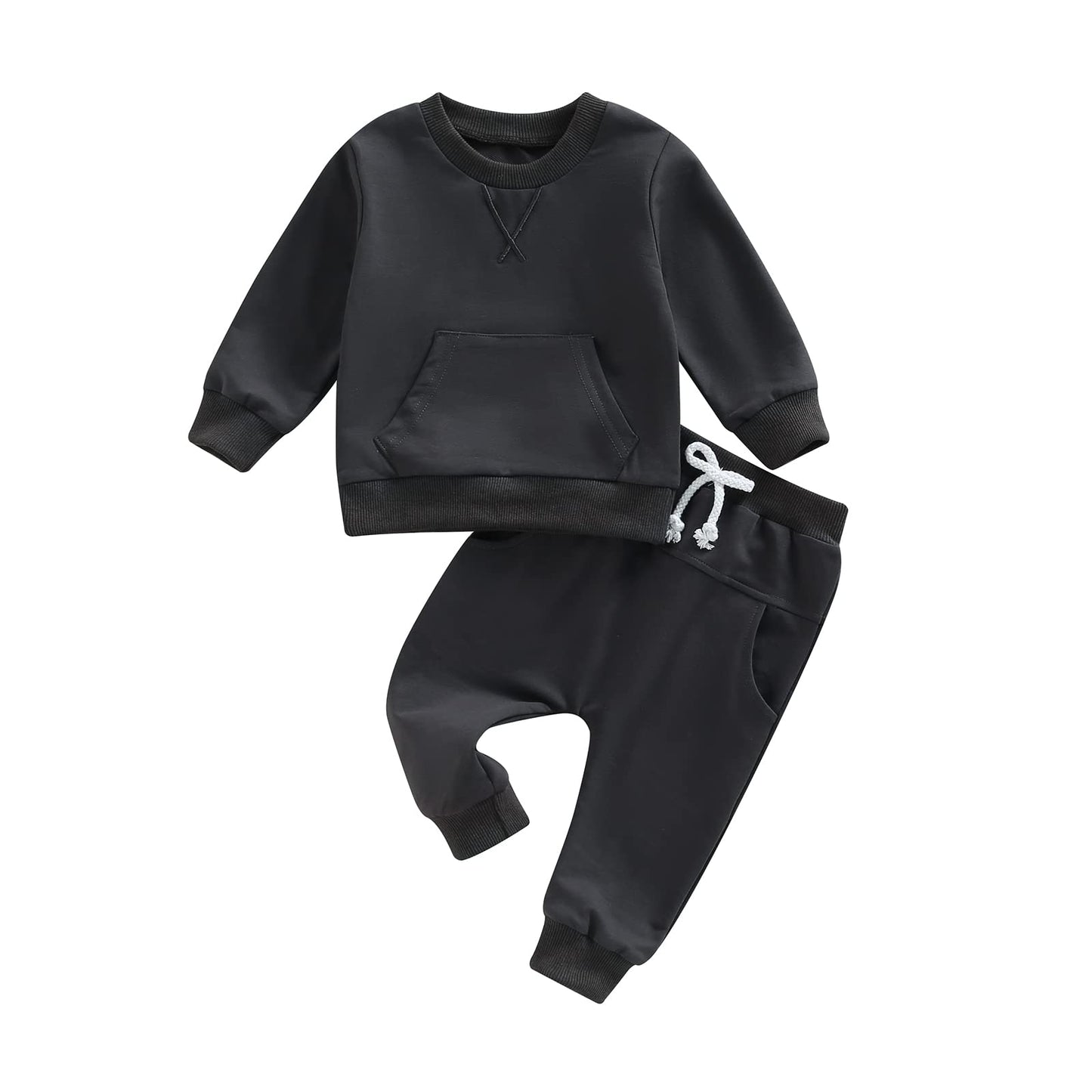 Boy Long Sleeve Sweatshirt Pants Set