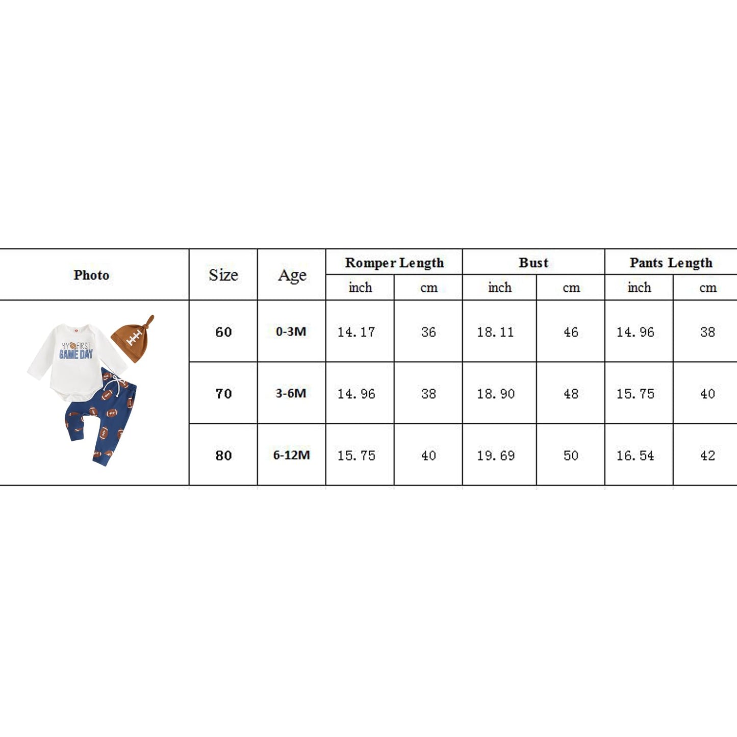 Little Dude Newborn Baby Jogger Pants Set, 3Pcs