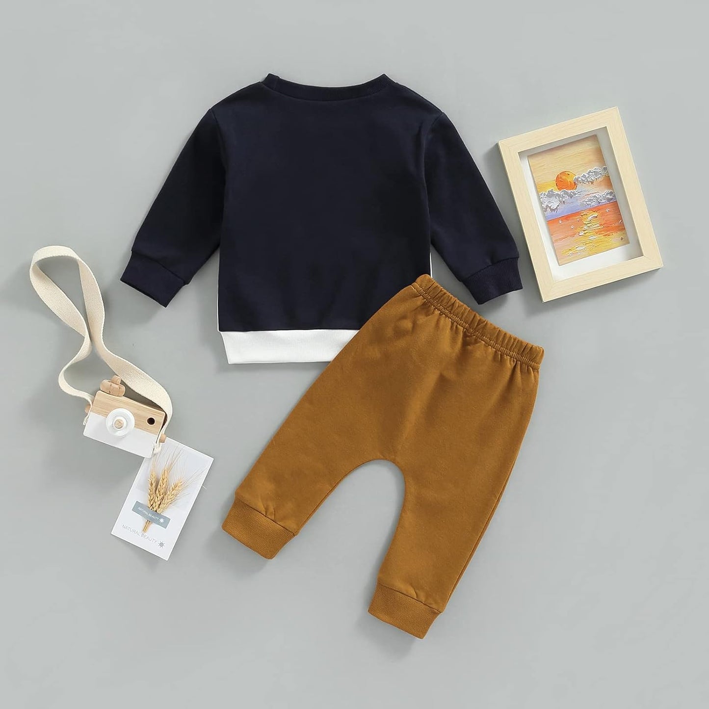 Boy Long Sleeve Sweatshirt Pants Set