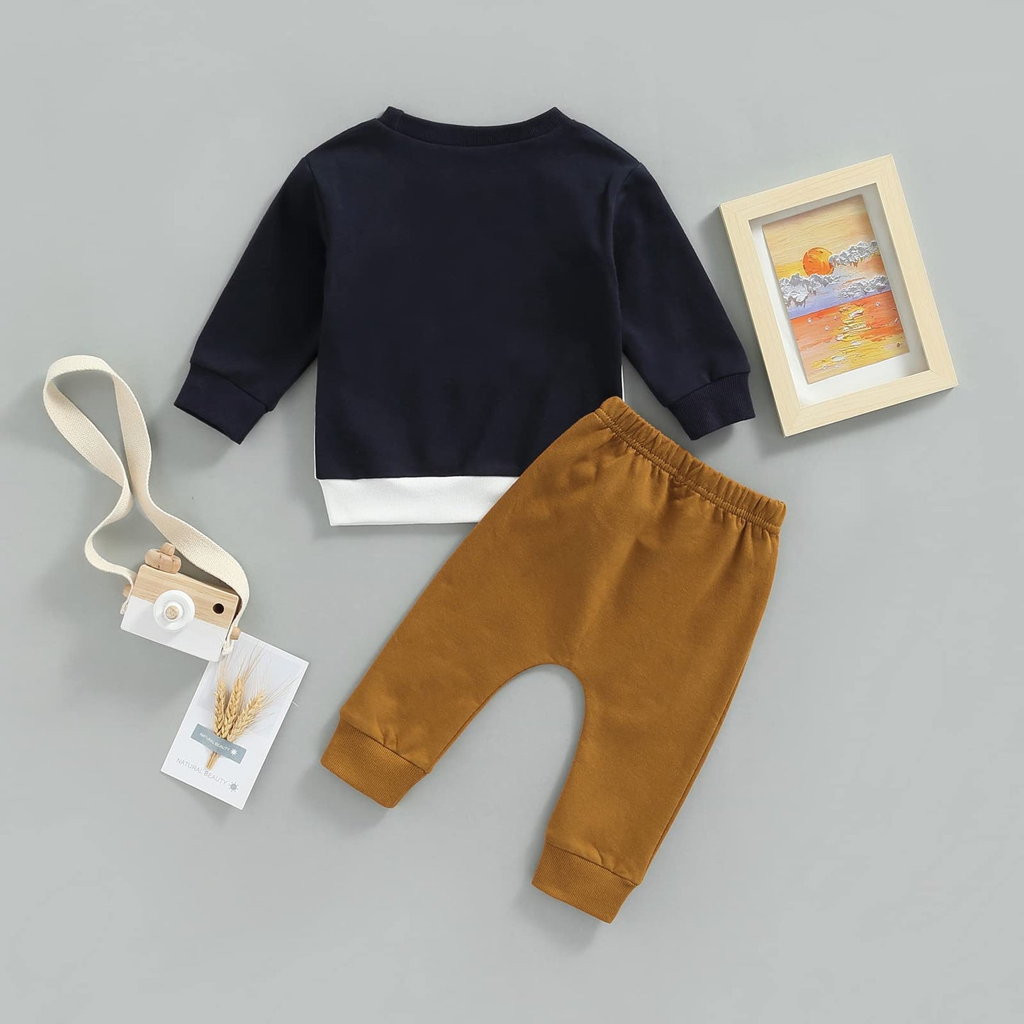 Boy Long Sleeve Sweatshirt Pants Set