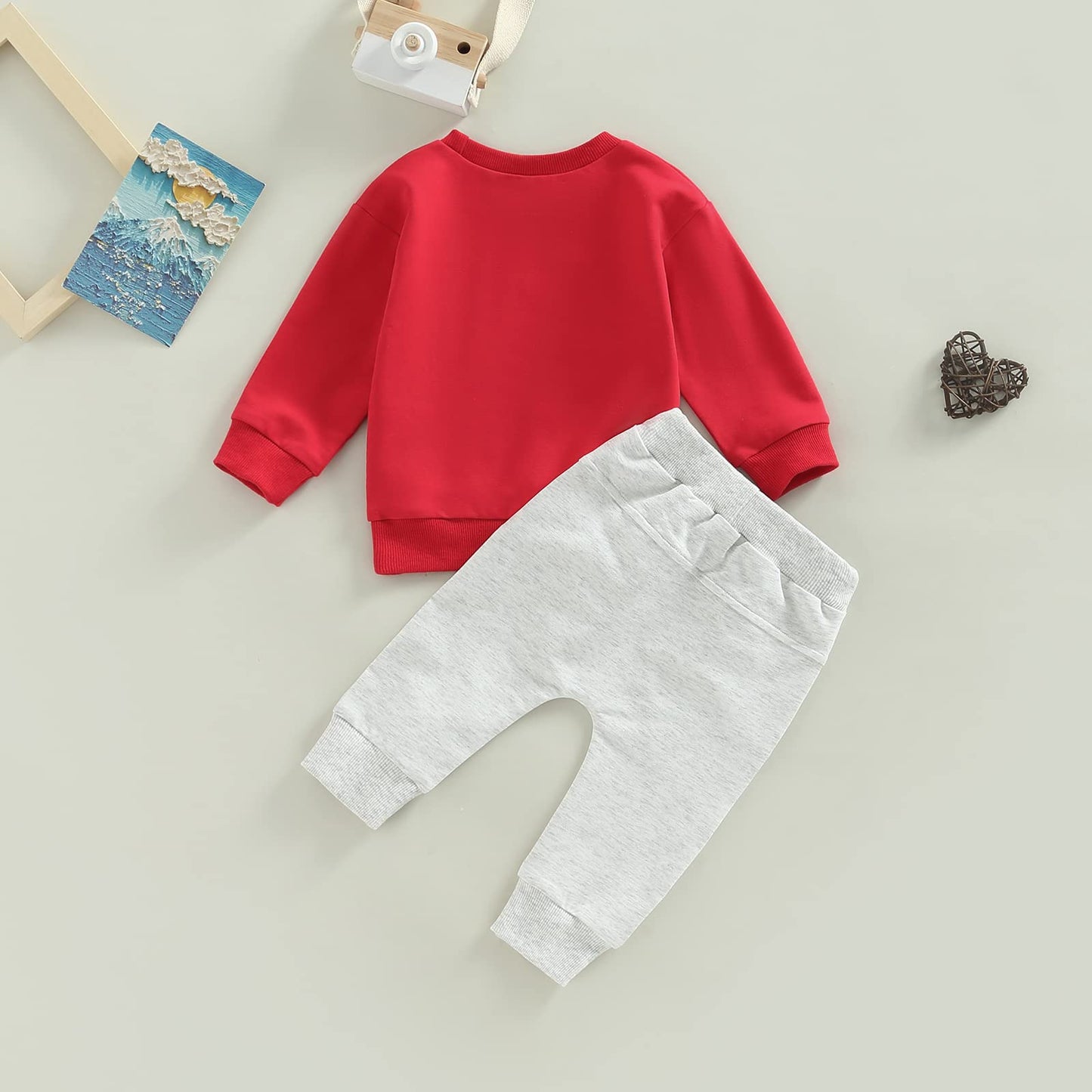 Boy Long Sleeve Sweatshirt Pants Set