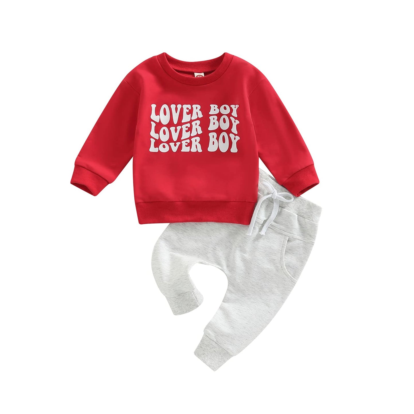 Boy Long Sleeve Sweatshirt Pants Set