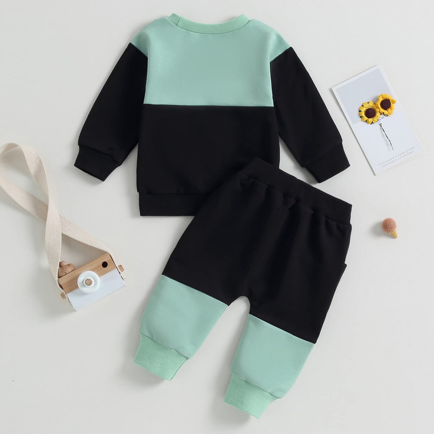 Boy Long Sleeve Sweatshirt Pants Set