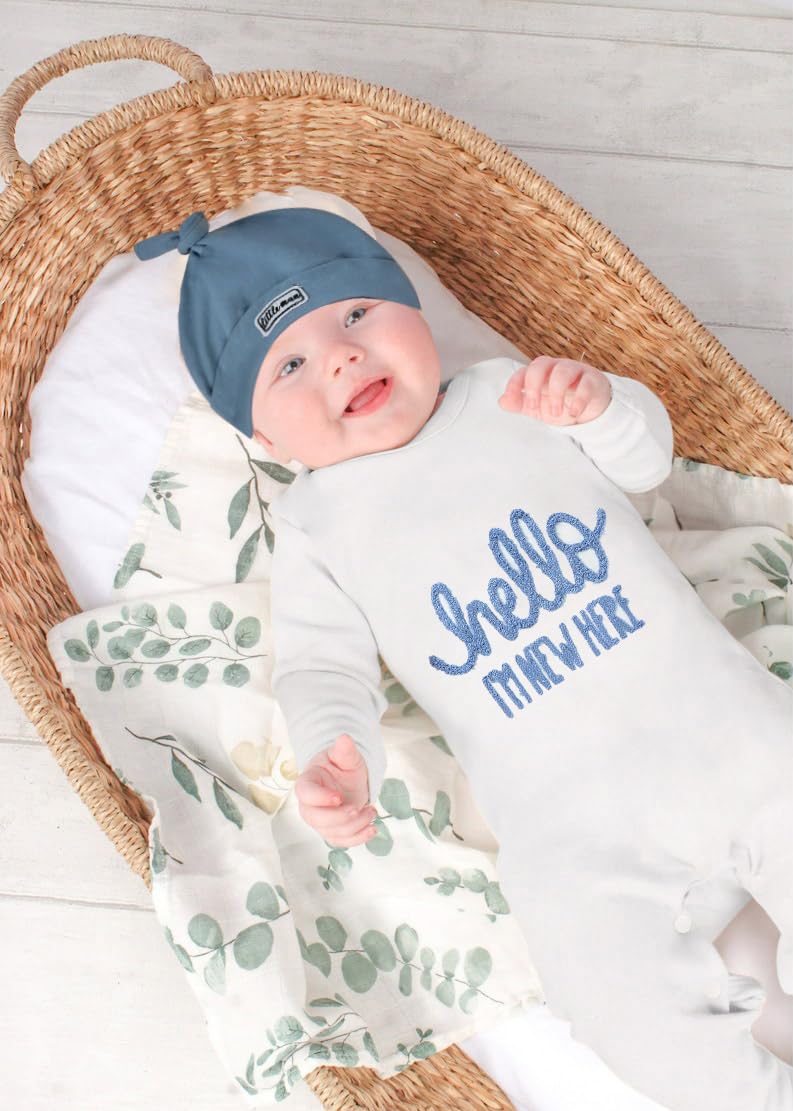 Newborn Romper Baby Boy w/ Pop Out Letters