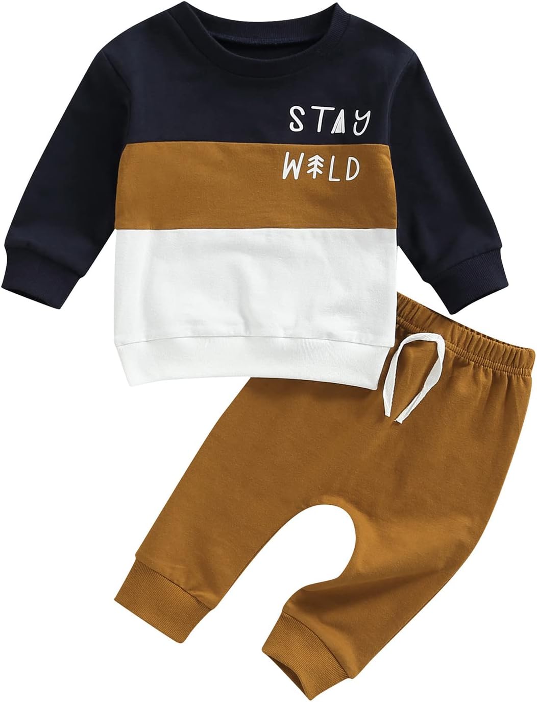 Boy Long Sleeve Sweatshirt Pants Set