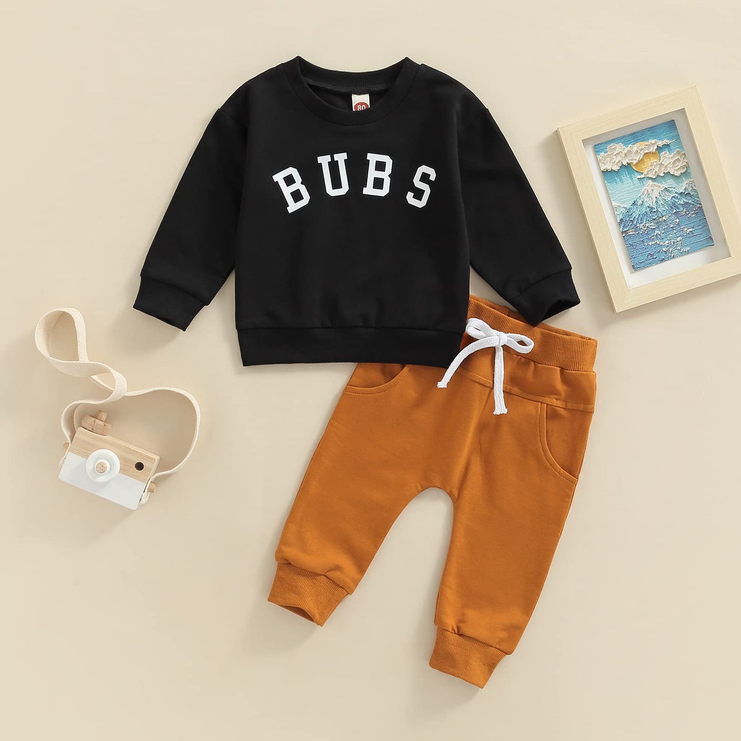 Boy Long Sleeve Sweatshirt Pants Set