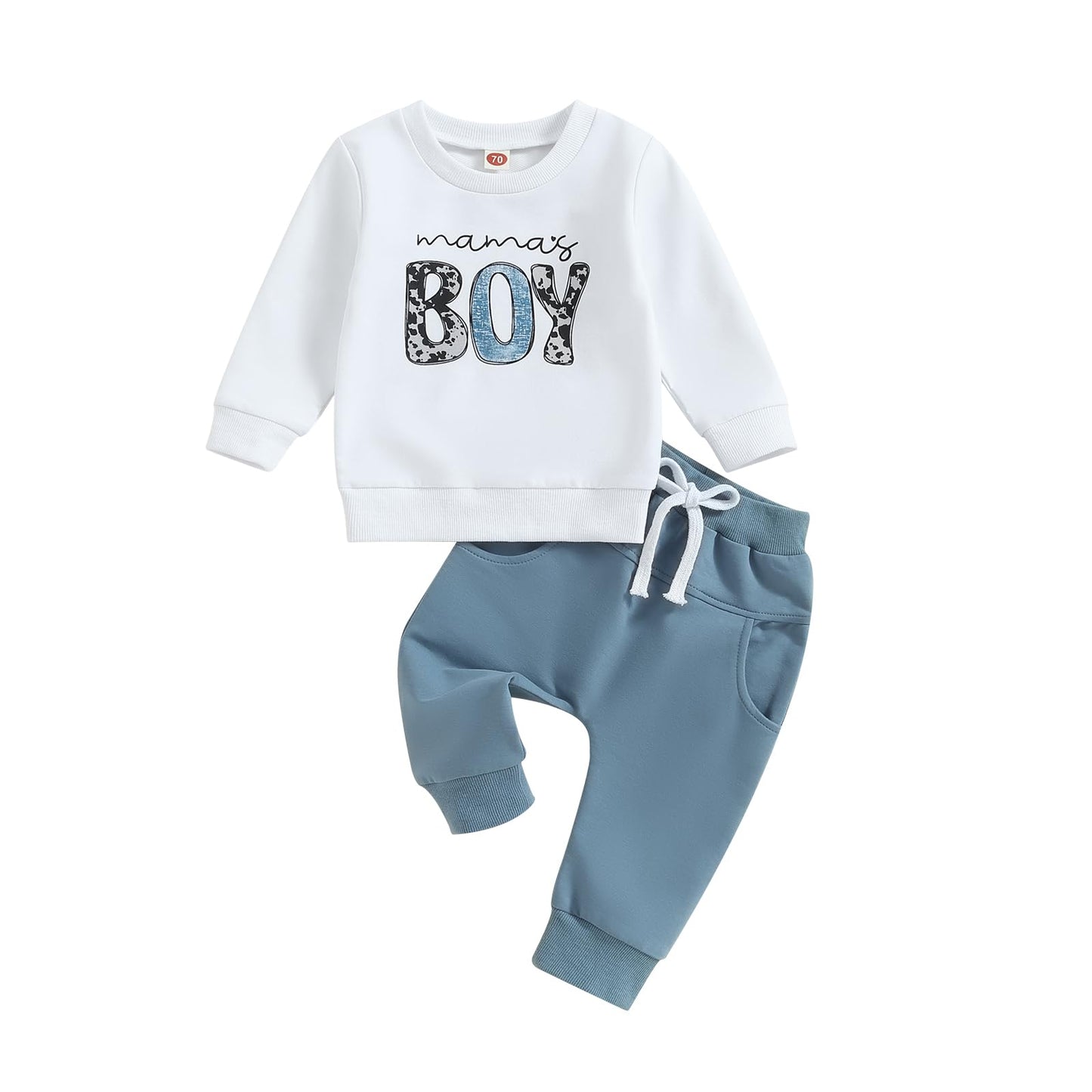 Boy Long Sleeve Sweatshirt Pants Set