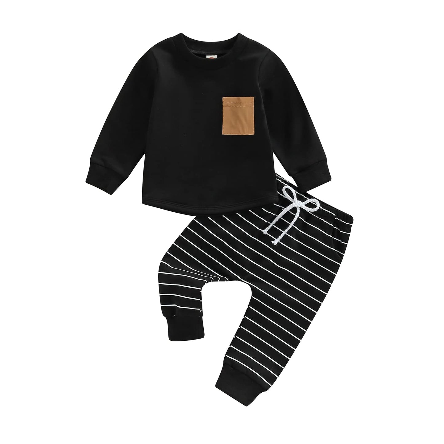 Boy Long Sleeve Sweatshirt Pants Set