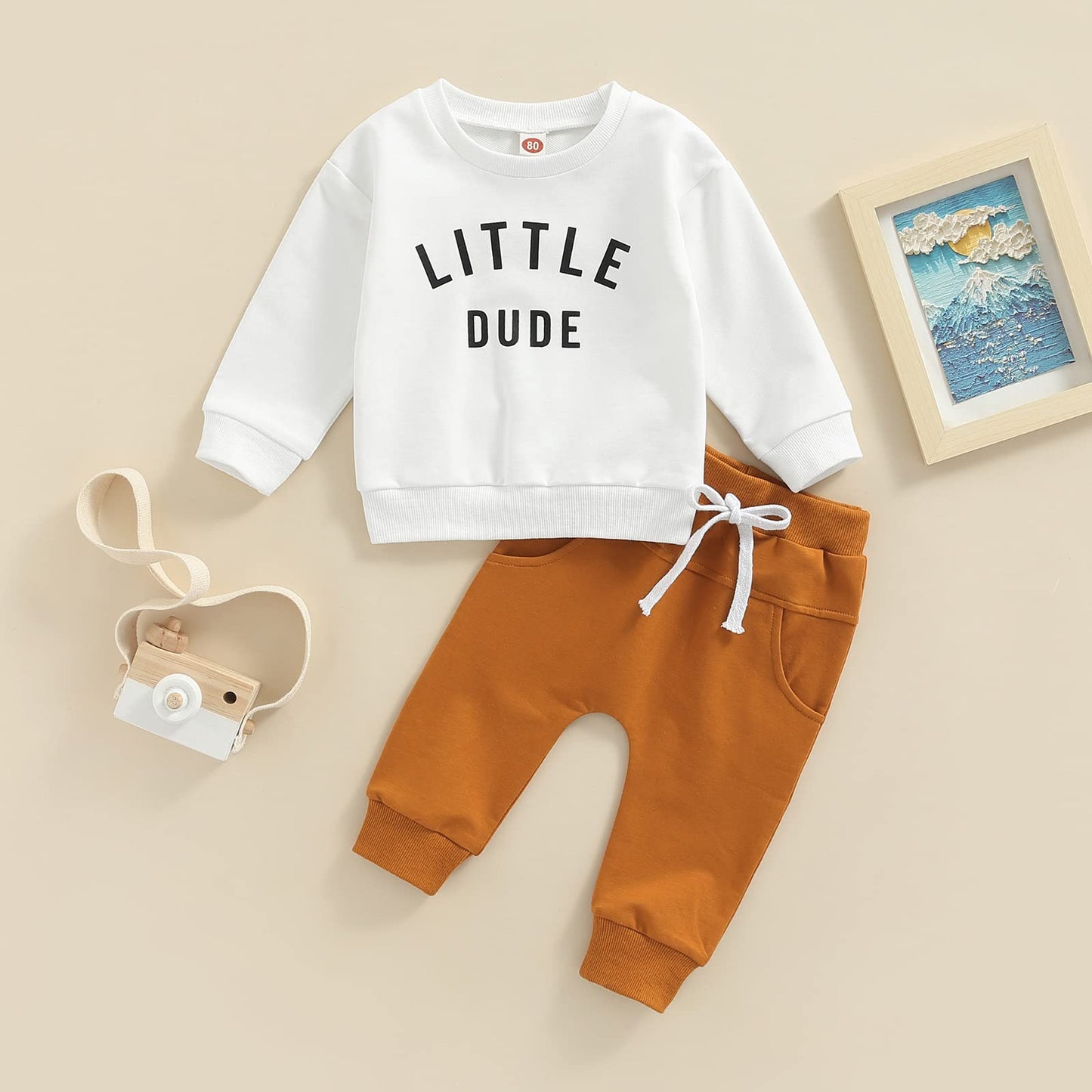 Boy Long Sleeve Sweatshirt Pants Set