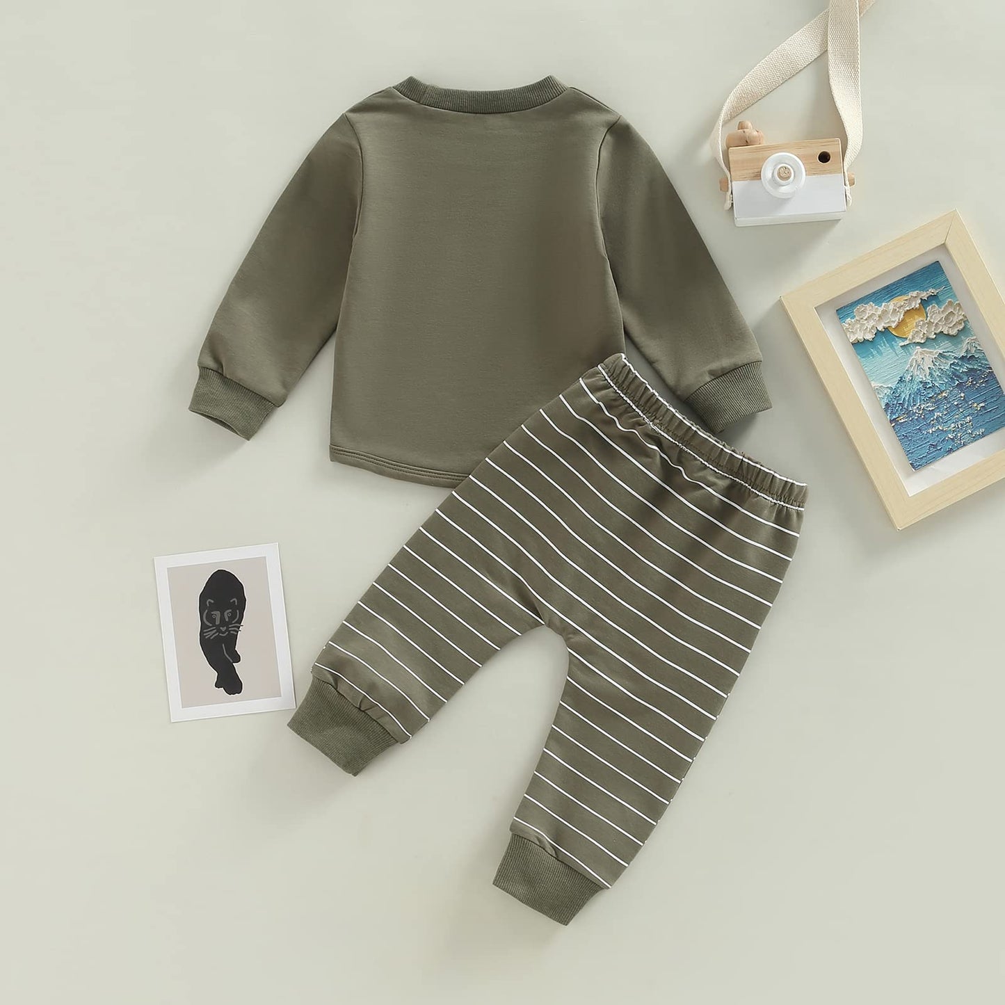 Boy Long Sleeve Sweatshirt Pants Set