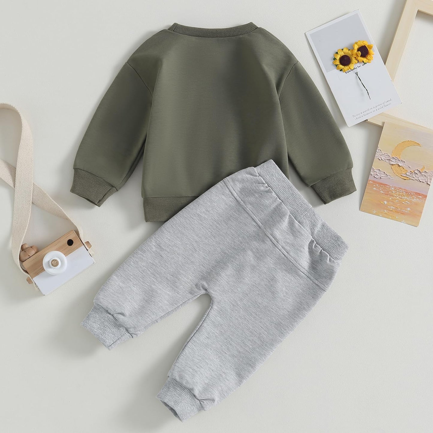 Boy Long Sleeve Sweatshirt Pants Set