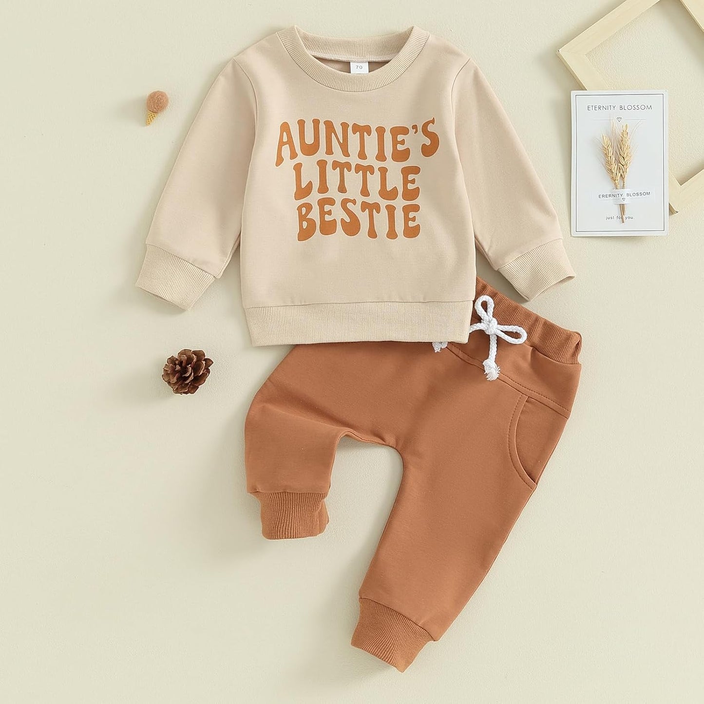 Boy Long Sleeve Sweatshirt Pants Set