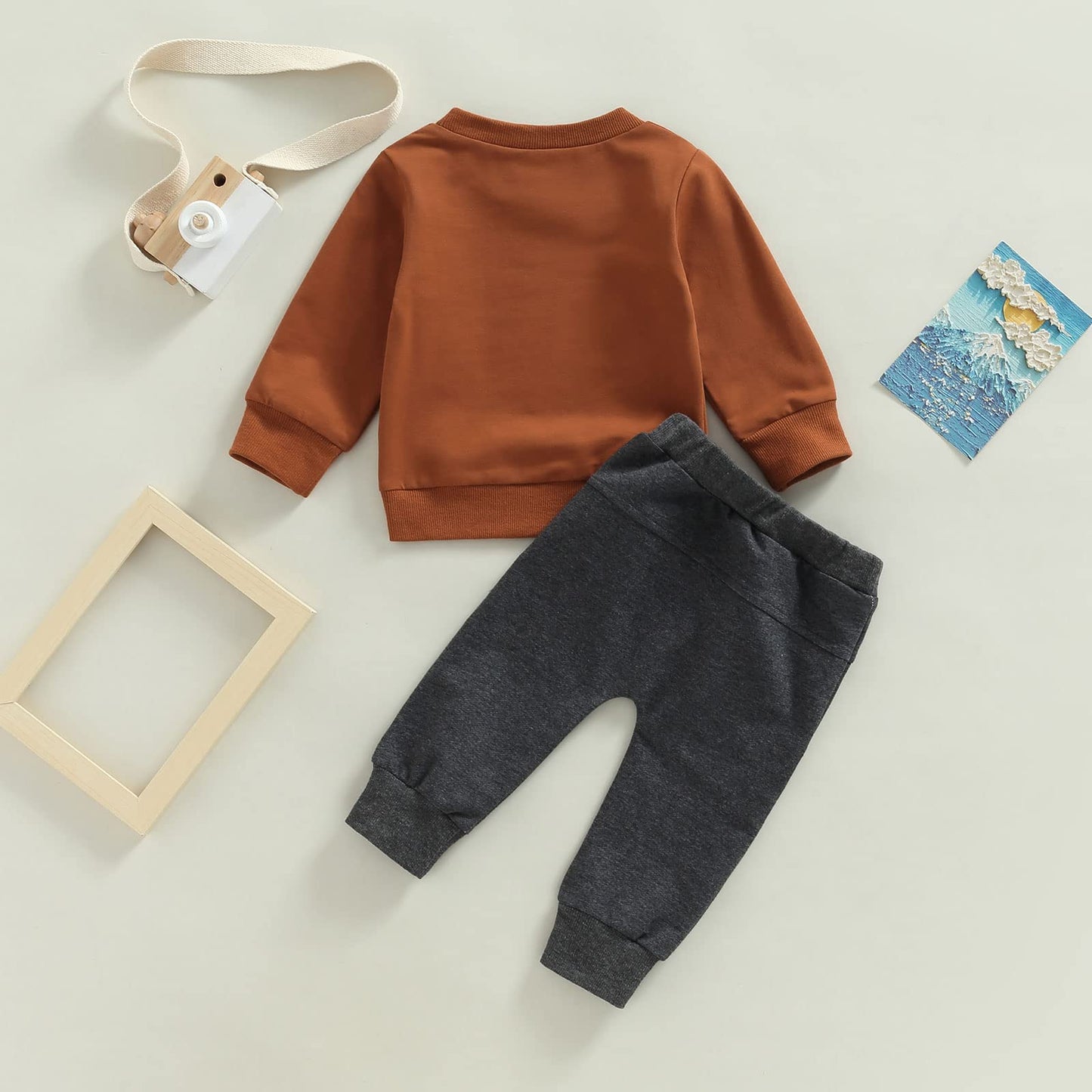 Boy Long Sleeve Sweatshirt Pants Set