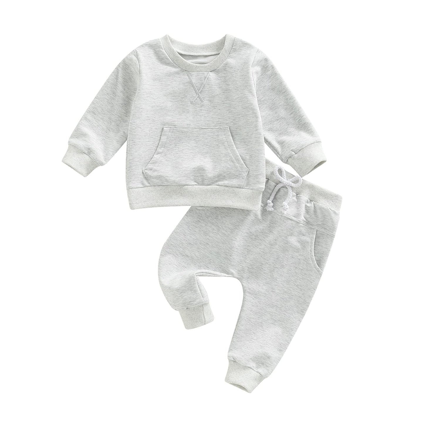 Boy Long Sleeve Sweatshirt Pants Set