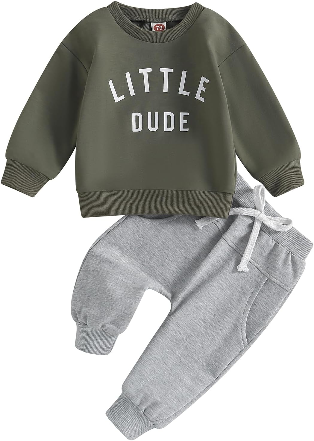 Boy Long Sleeve Sweatshirt Pants Set