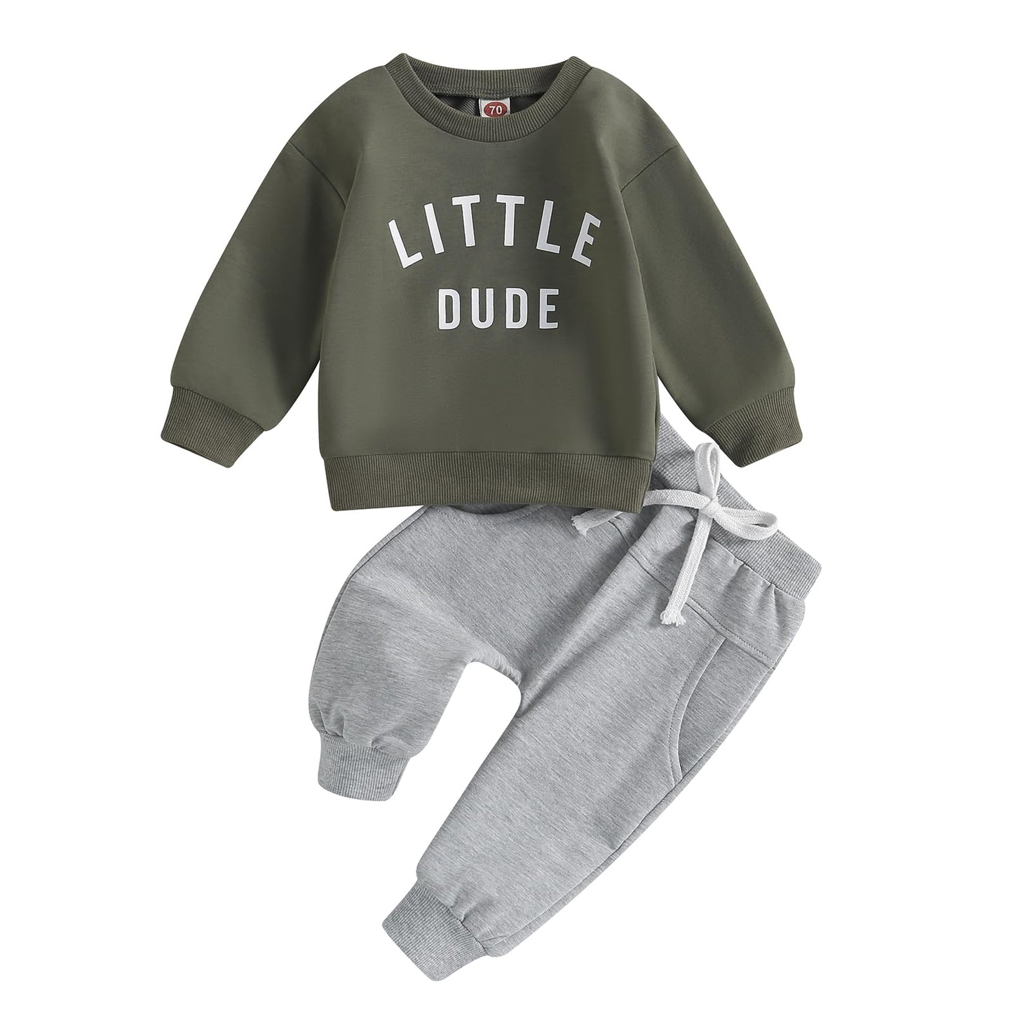 Boy Long Sleeve Sweatshirt Pants Set