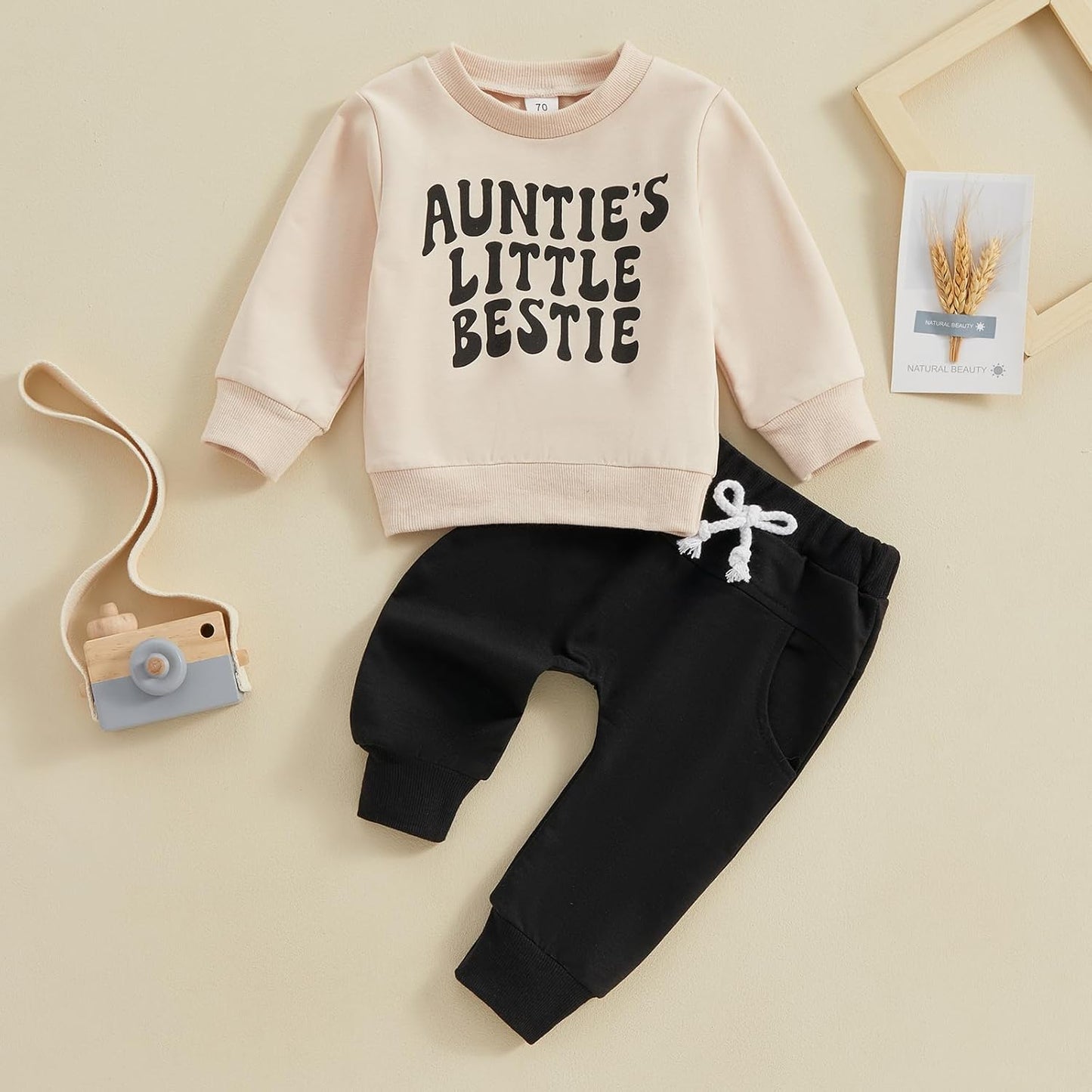 Boy Long Sleeve Sweatshirt Pants Set