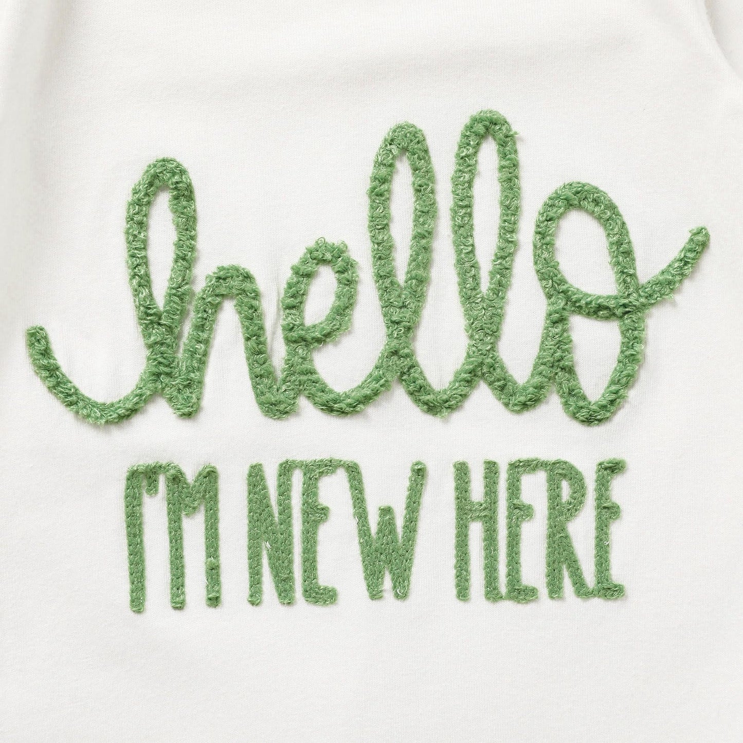 Newborn Romper Baby Boy w/ Pop Out Letters