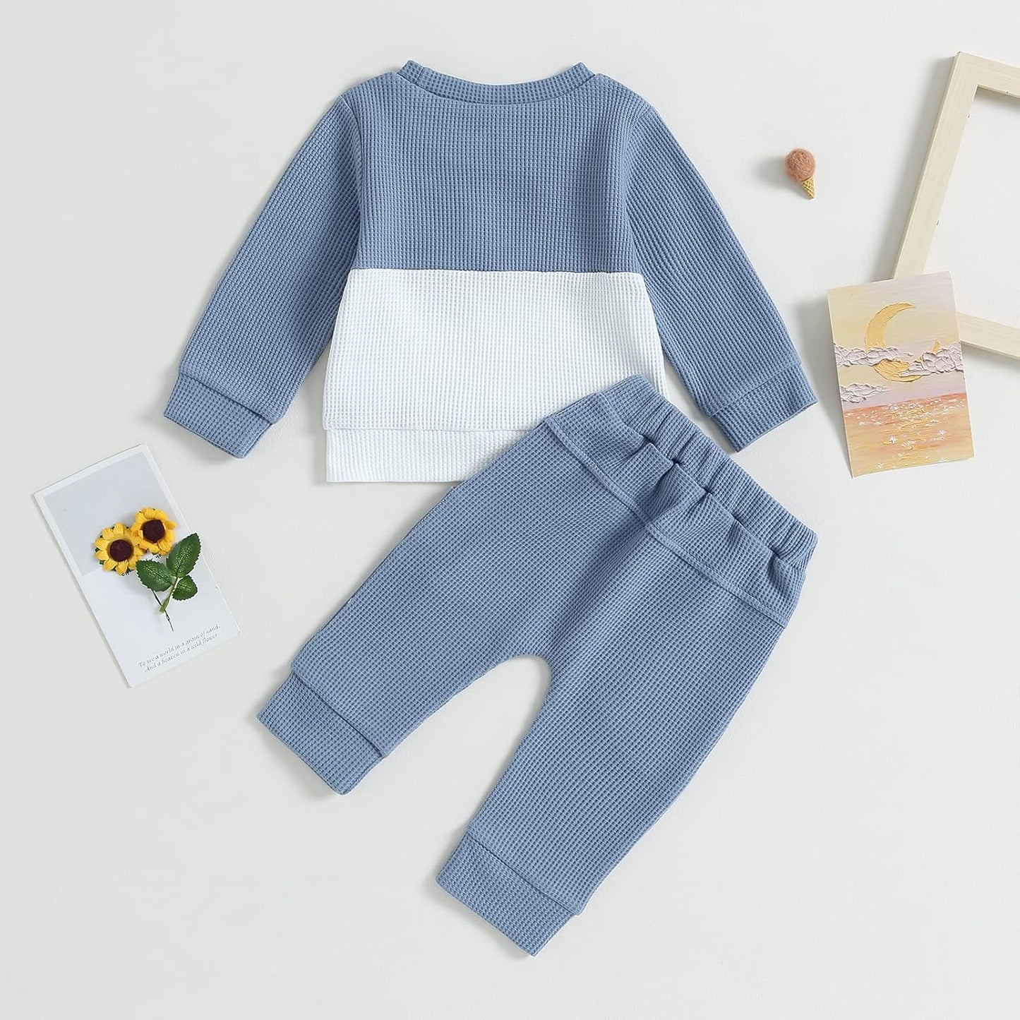 Boy Long Sleeve Sweatshirt Pants Set