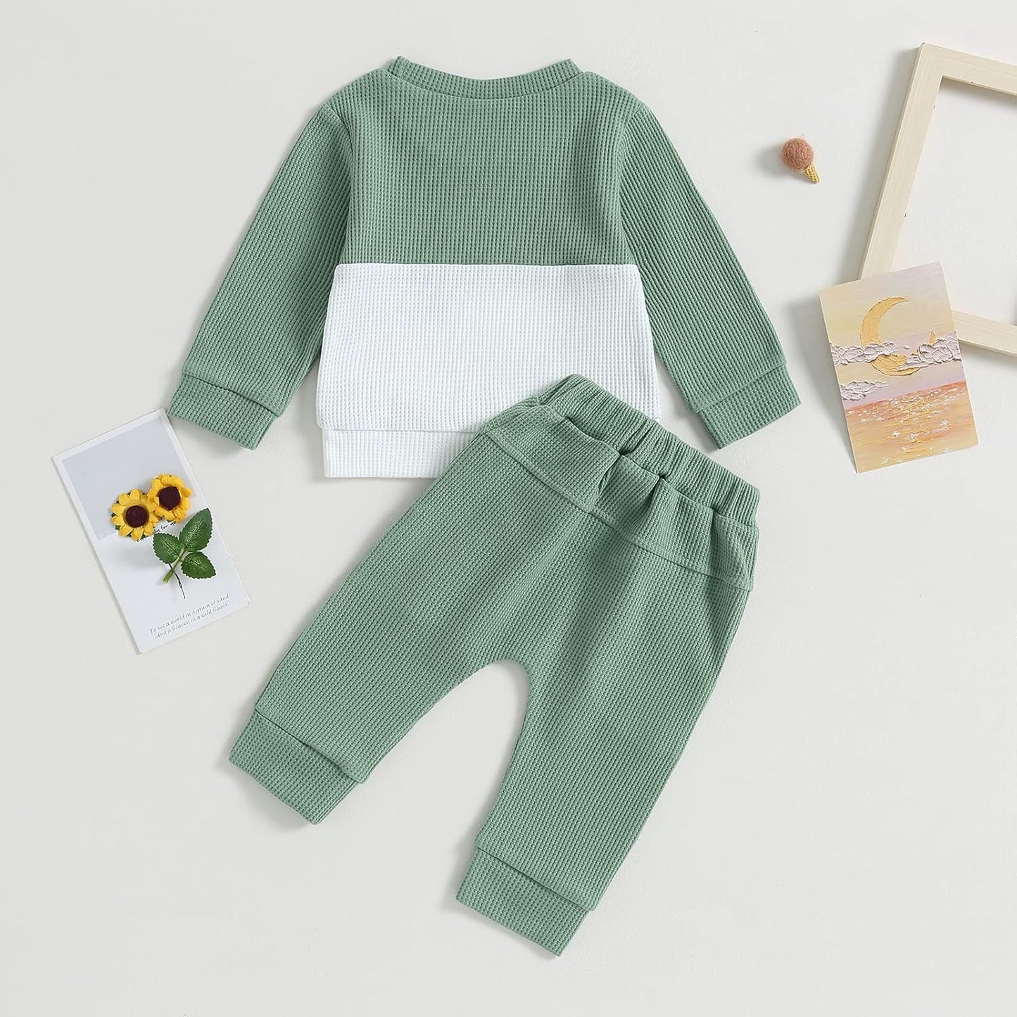 Boy Long Sleeve Sweatshirt Pants Set